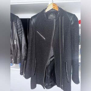 Maje Wool and Cashmere Coat